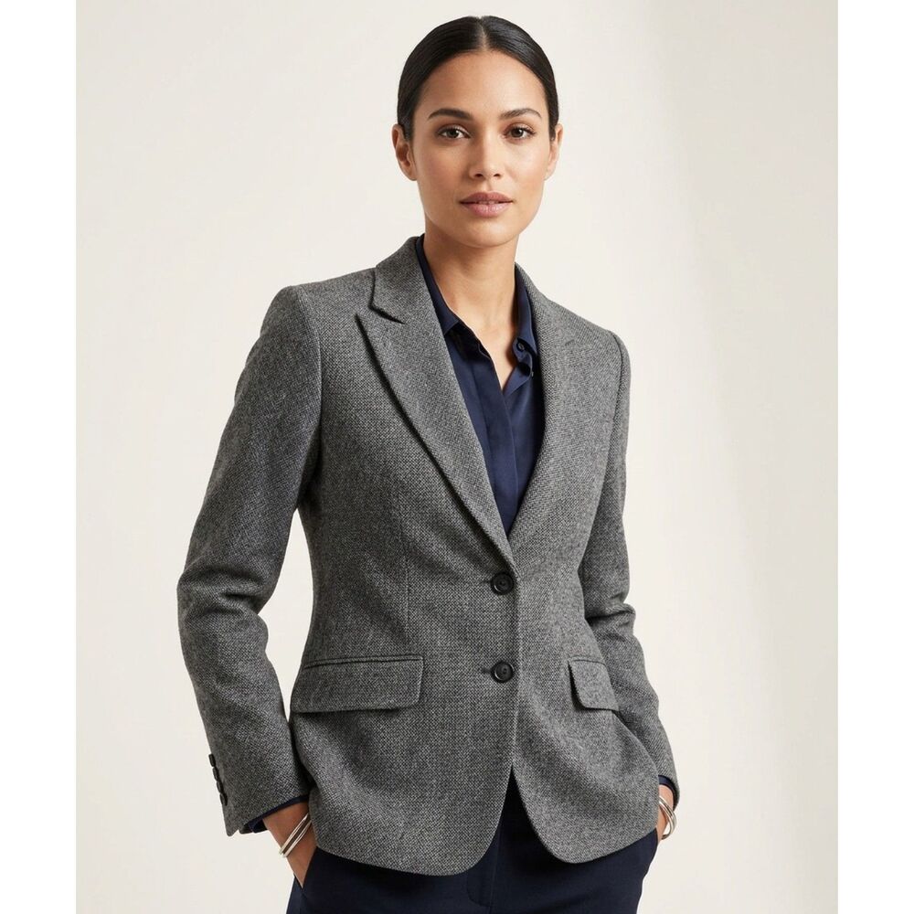 Vintage Panther Brand Sz MED 100% Wool 2 Button Women's Blazer #office #boss